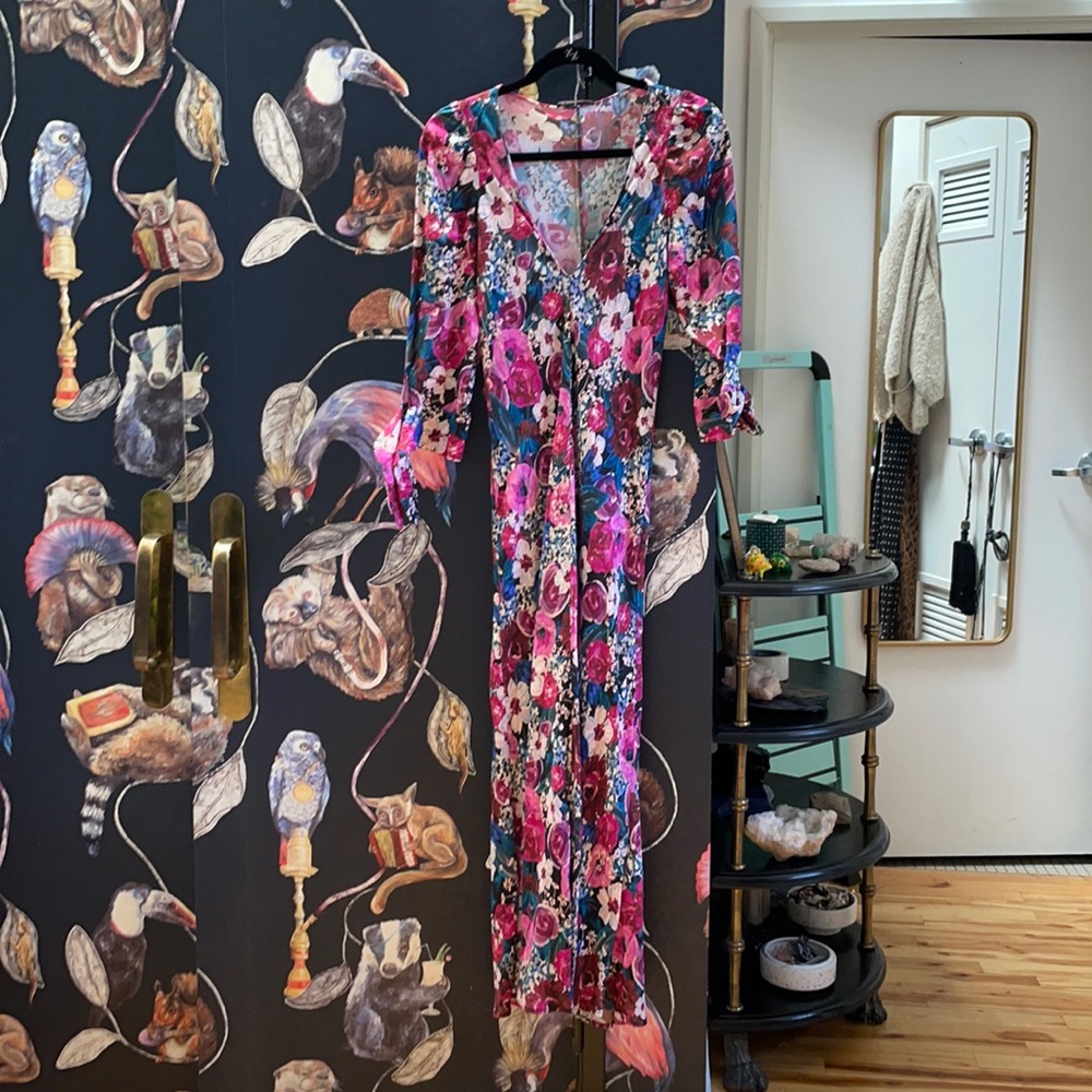 Zara Long Floral Dress